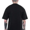 Street lace t-shirt μαύρο