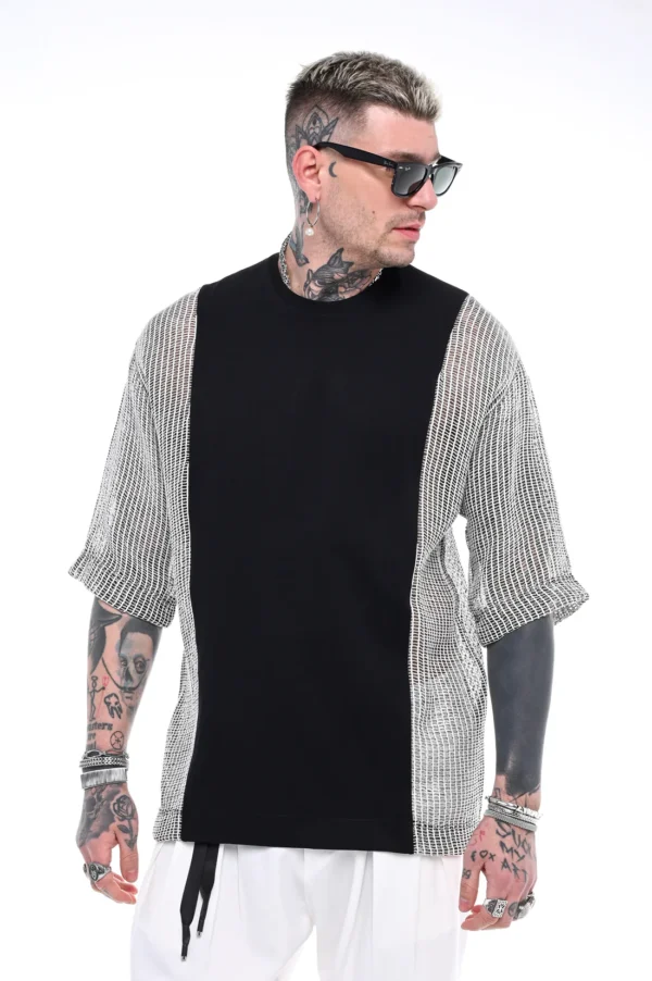 Stefan seafoam t-shirt μαύρο