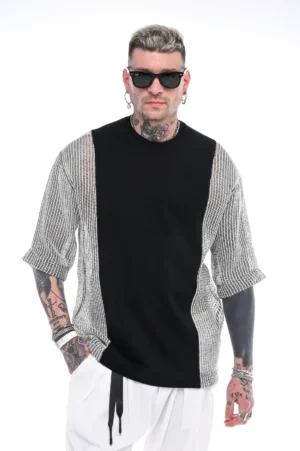 Stefan seafoam t-shirt μαύρο