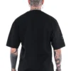 Stefan contrast t-shirt μαύρο