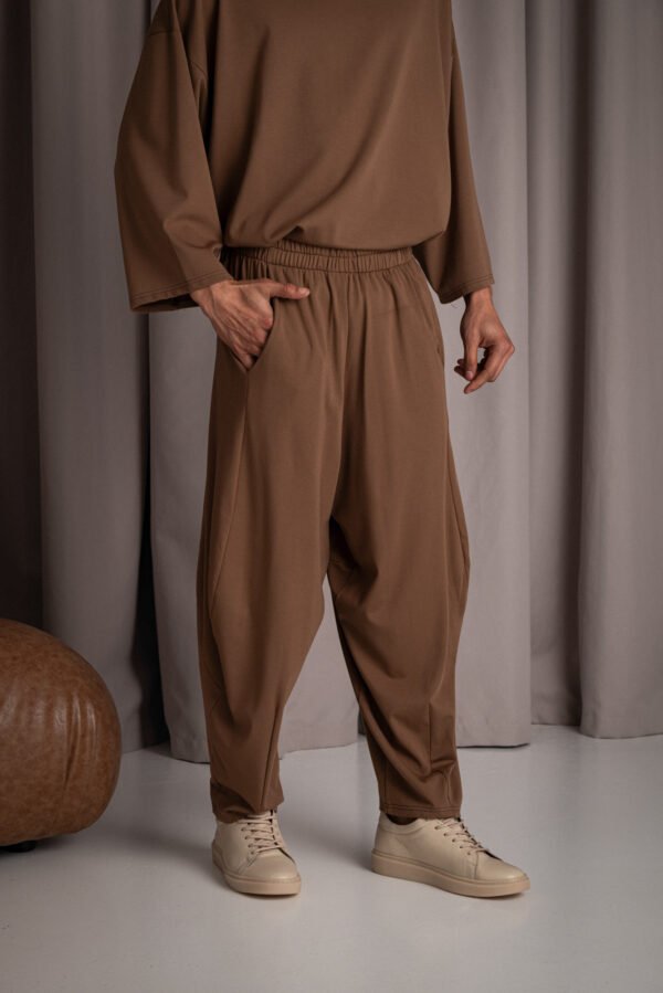 Indeed oversized trouser chocolate