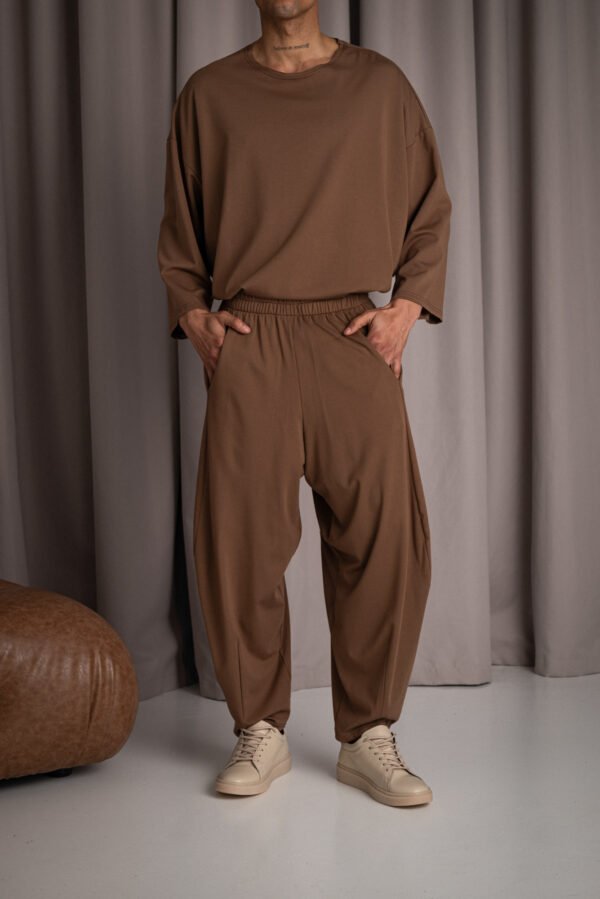 Indeed oversized trouser chocolate