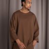 Indeed oversized t-shirt chocolate