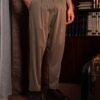 Relaxed Tailored Παντελόνι με Πιέτες – Olive