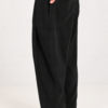 Black Relaxed Fit Pants – Αέρινο Παντελόνι με Λάστιχο