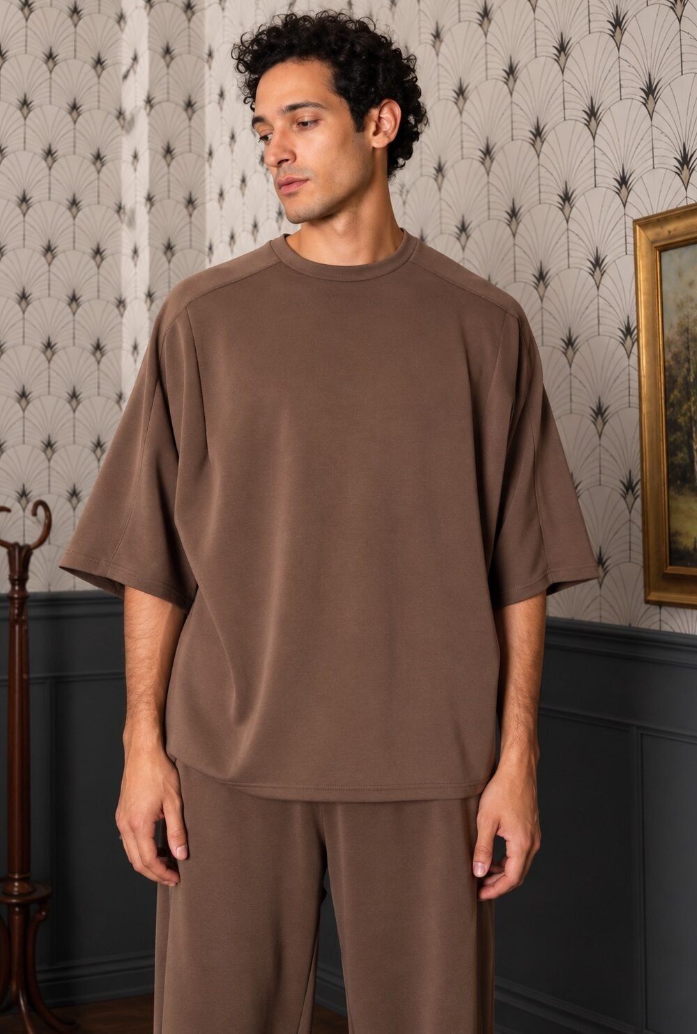 Oversized T-Shirt – Chocolate Brown