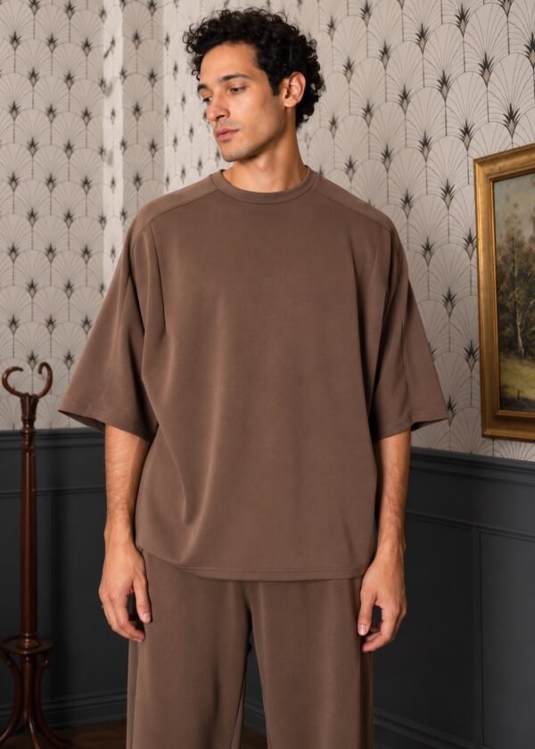 8243DAB5-3662-45A3-BEFD-EE16DD14DCFB (2) Oversized T-Shirt – Chocolate Brown