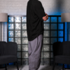 Oversized T-Shirt INDEED – Μαύρο