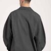 Oversized Jacket με Κουμπιά – Ανθρακί