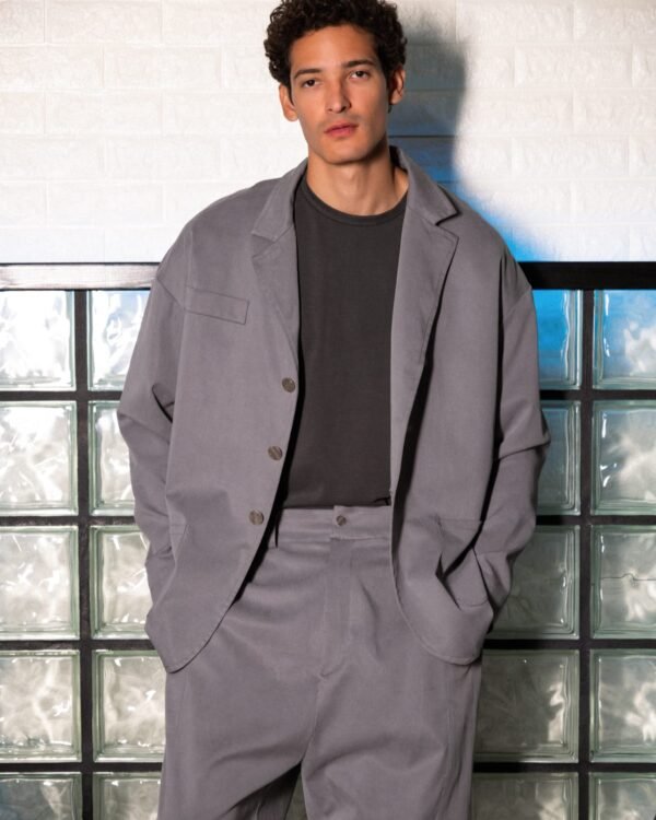 Oversized Outerwear Overshirt Indeed – Dusty Grey