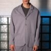 Oversized Outerwear Overshirt Indeed – Dusty Grey